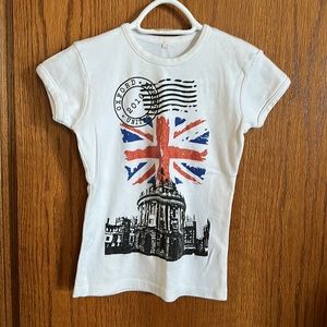 England t-shirt, never worn, size medium/large but fits very small!